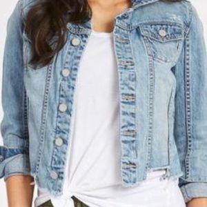 BlankNYC deconstructed denim jacket